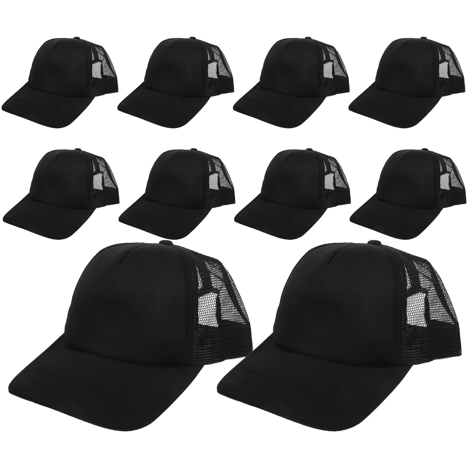 Hat Sublimation Blank - 10 gorras de béisbol lisas, con