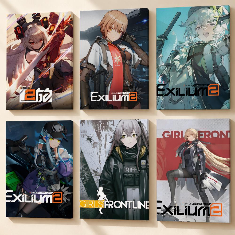 Canvas Wrap Ready - Póster de Girls' Frontline 2 Exilium,
