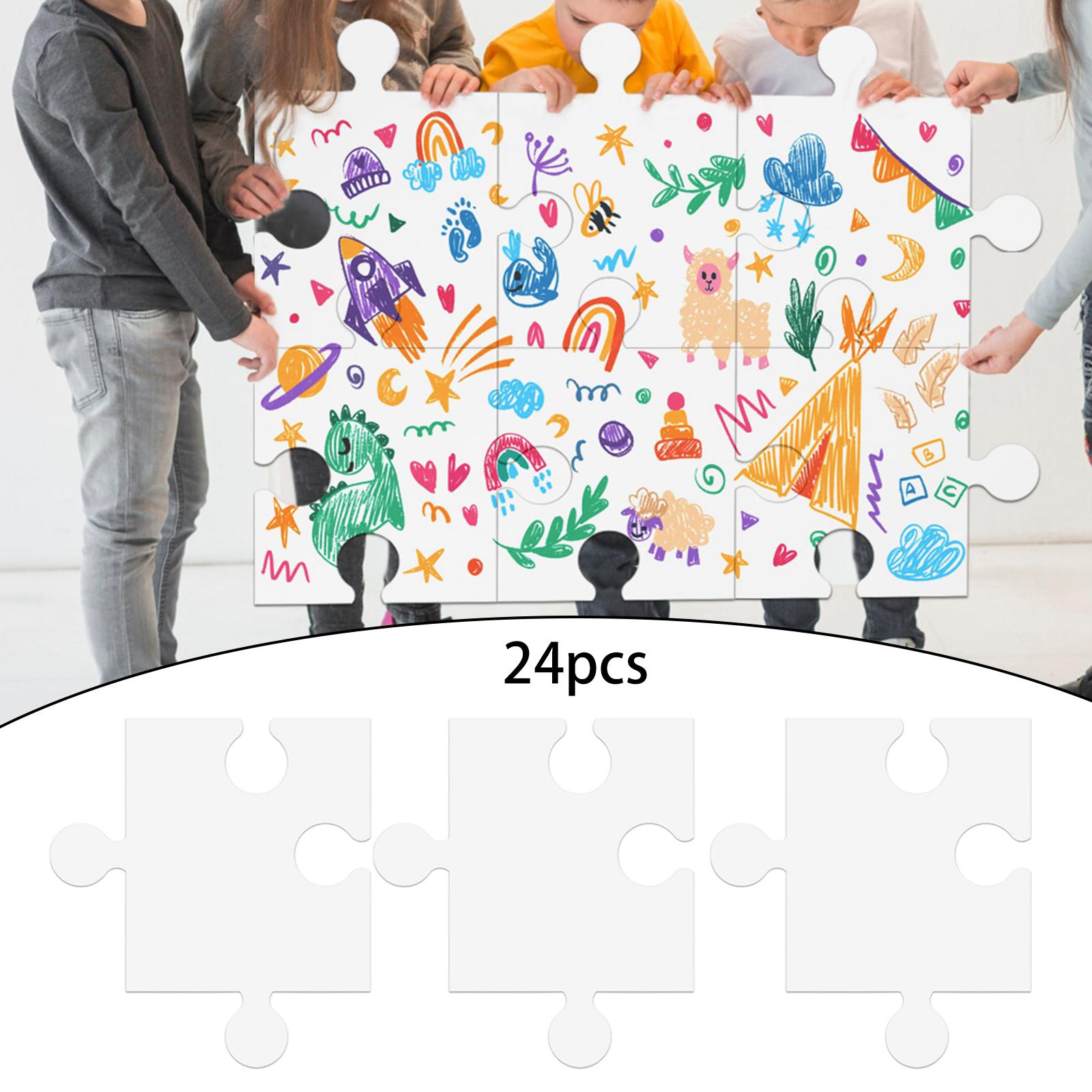 Puzzle Blank White - Rompecabezas en blanco para niños y