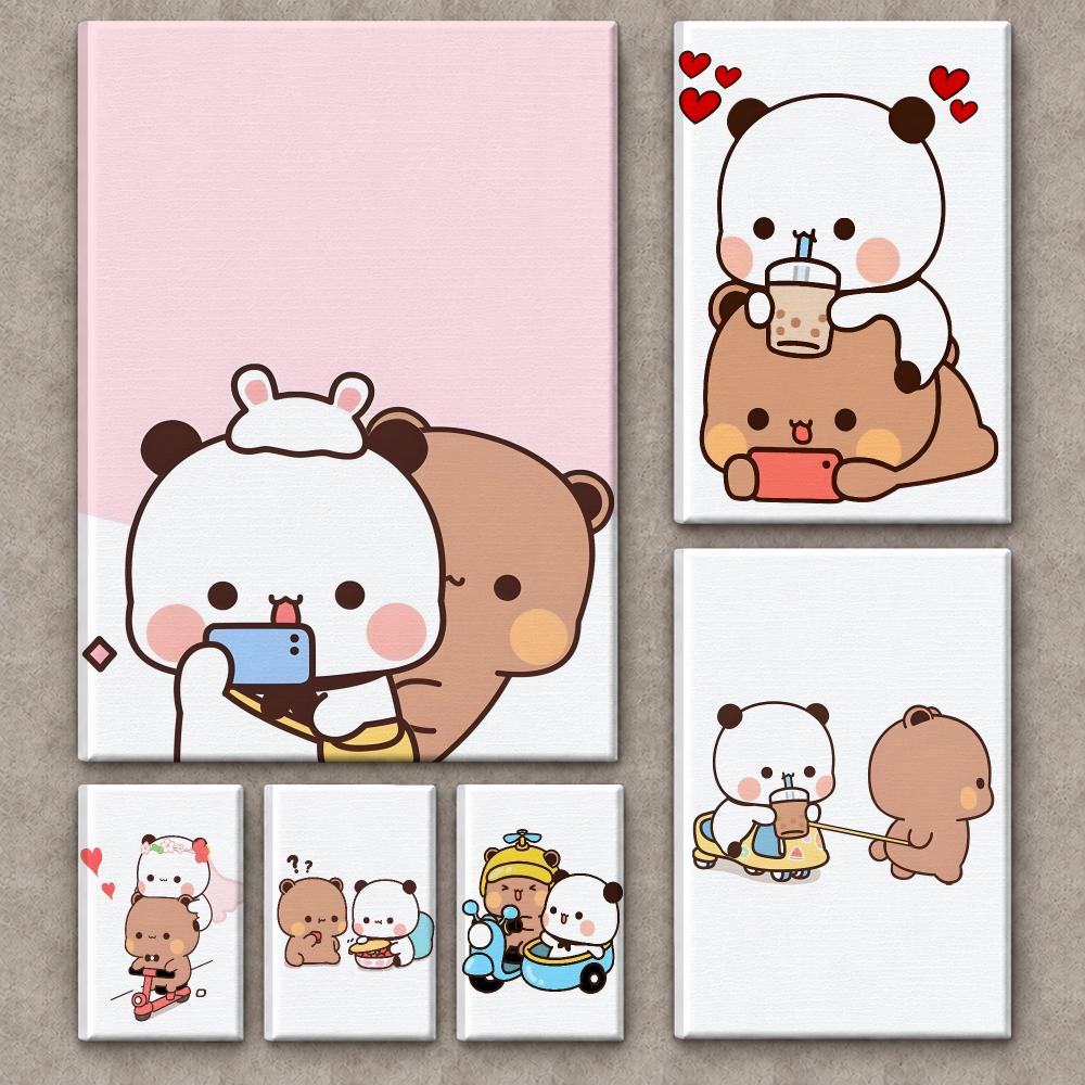 Canvas Wrap Ready - Cuadro decorativo con motivos de Dudu