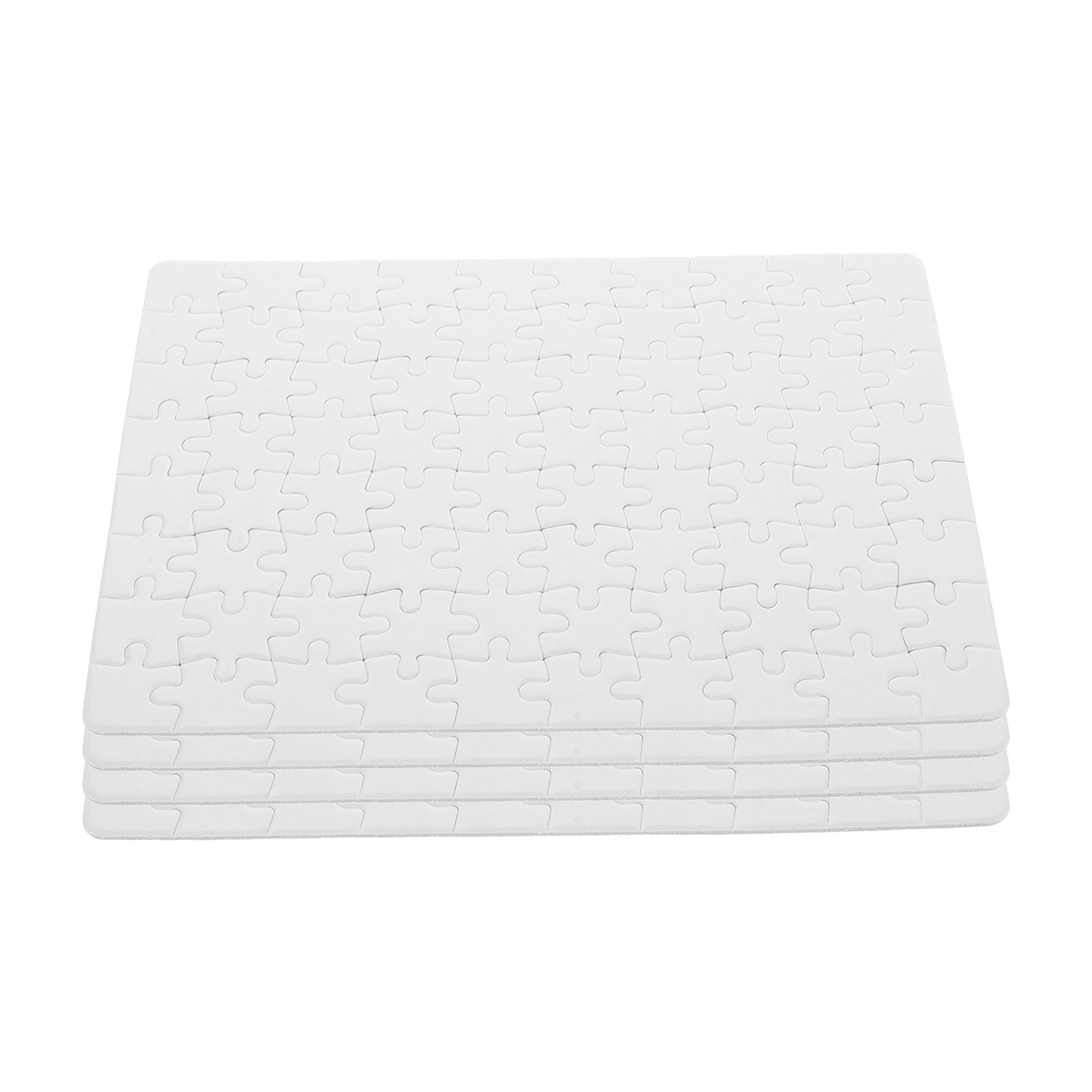 4 láminas de rompecabezas en b - Puzzle Blank White reseña y precio