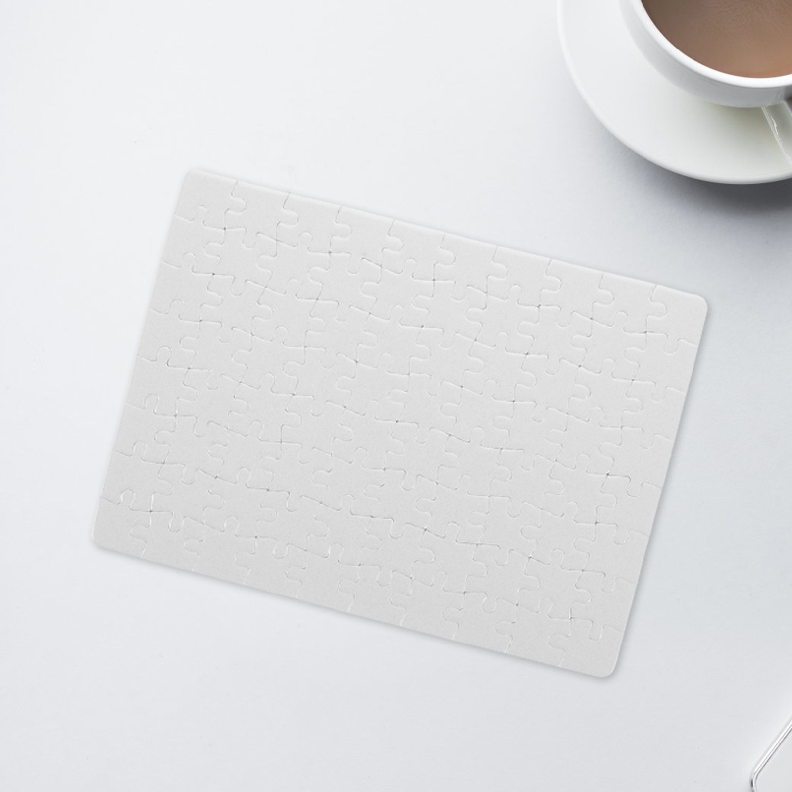 4 láminas de rompecabezas en b - Puzzle Blank White reseña y precio