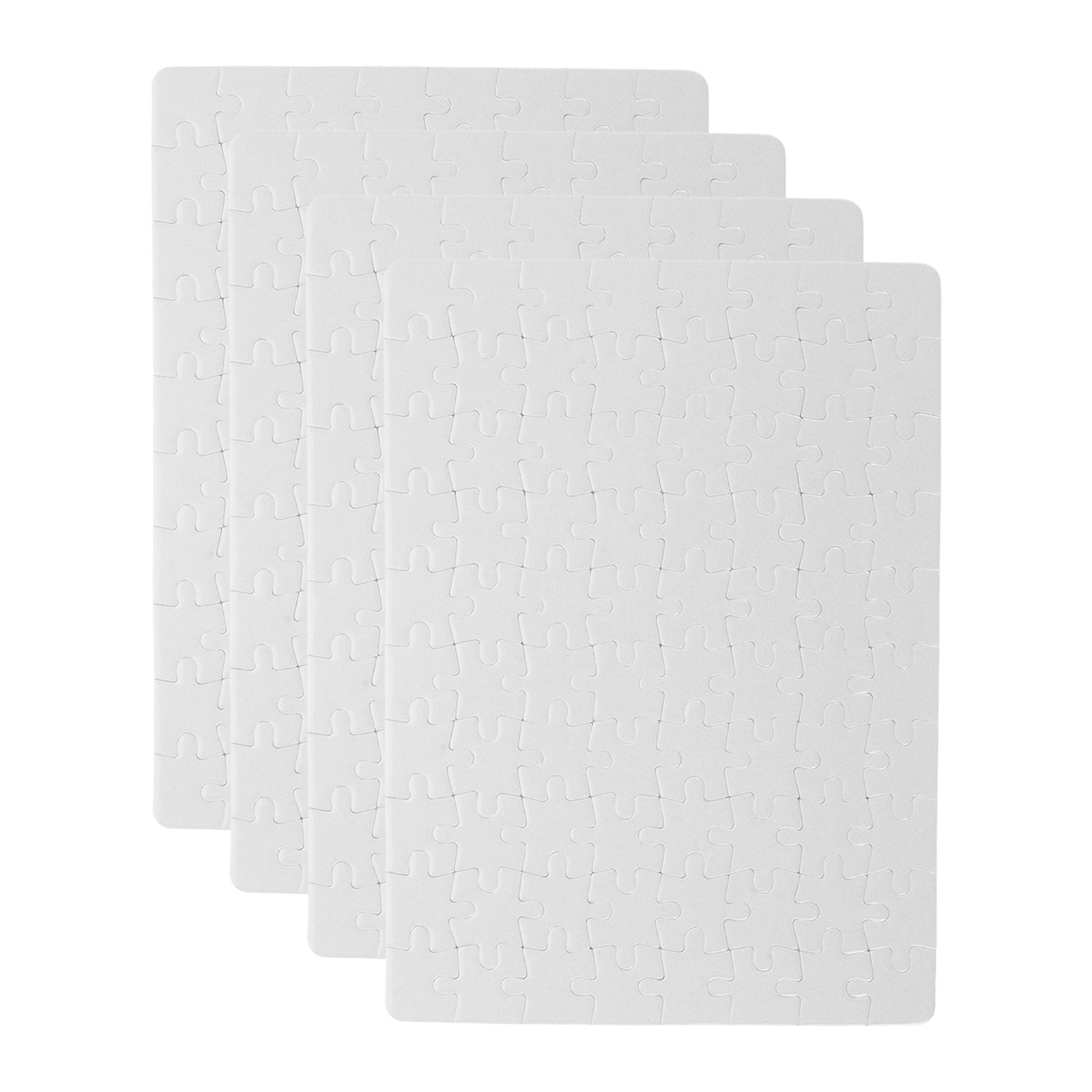 4 láminas de rompecabezas en b - Puzzle Blank White reseña y precio