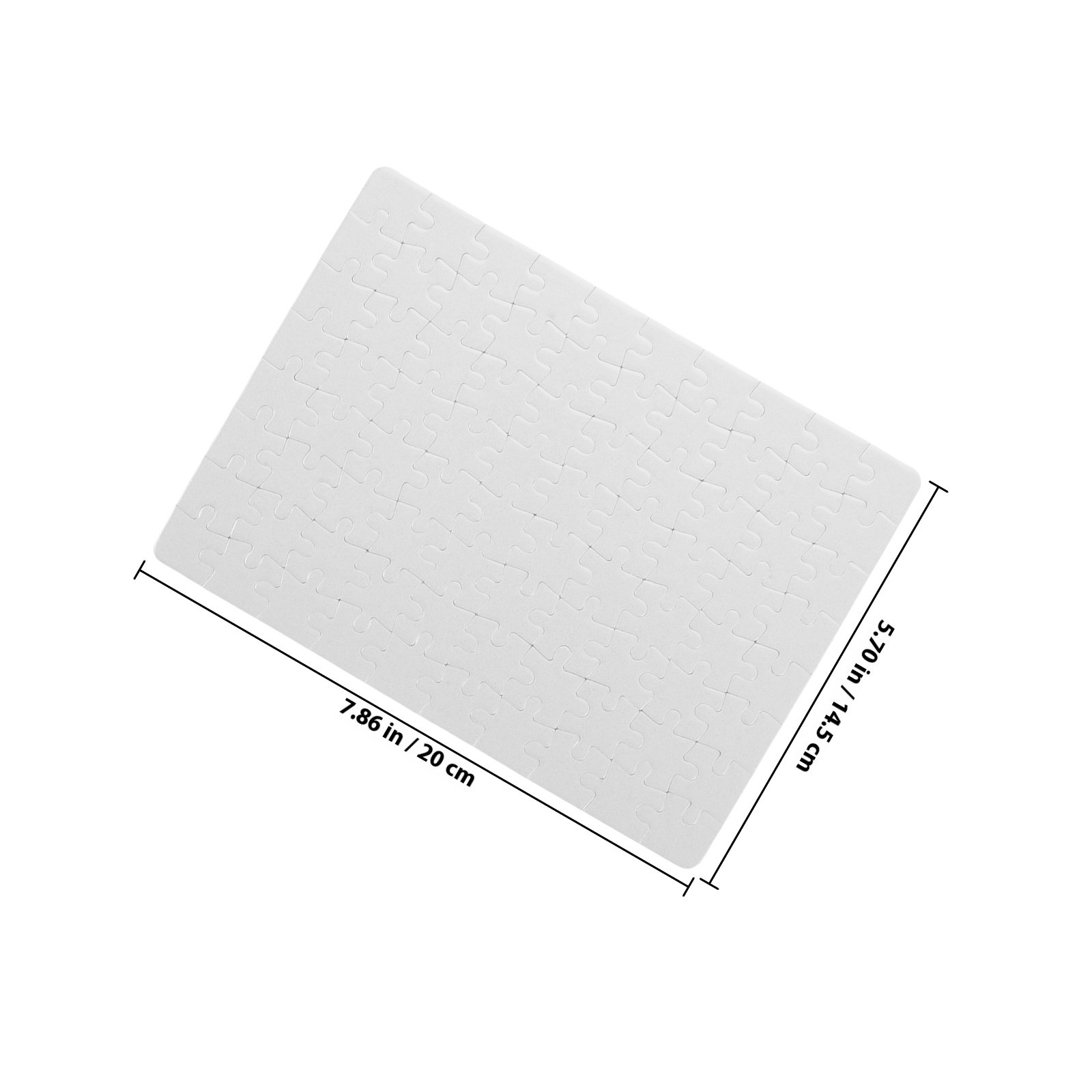 4 láminas de rompecabezas en b - Puzzle Blank White reseña y precio