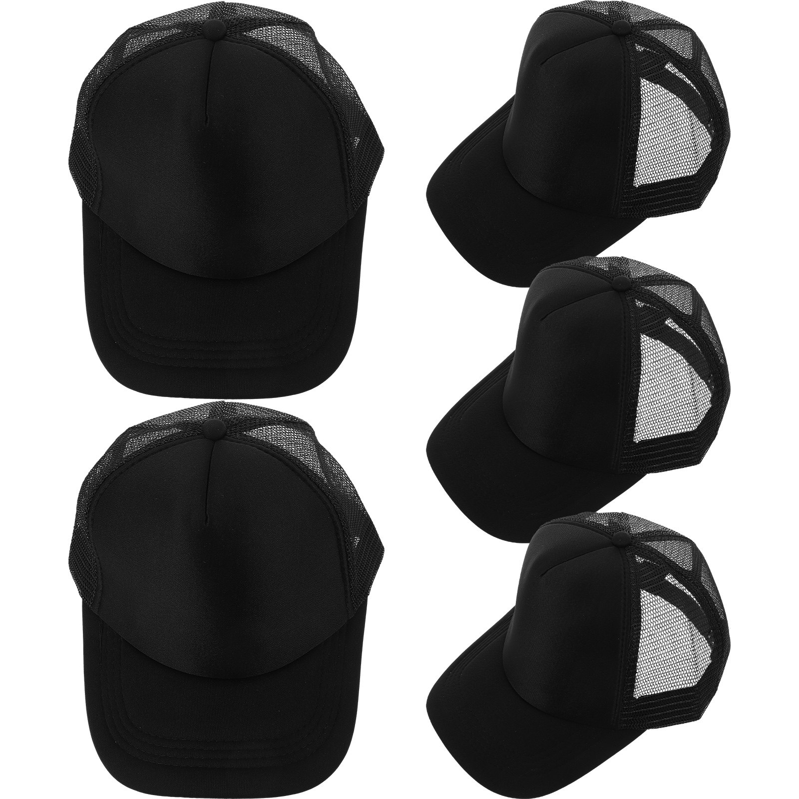 5 gorras de béisbol de malla p - Hat Sublimation Blank reseña y precio
